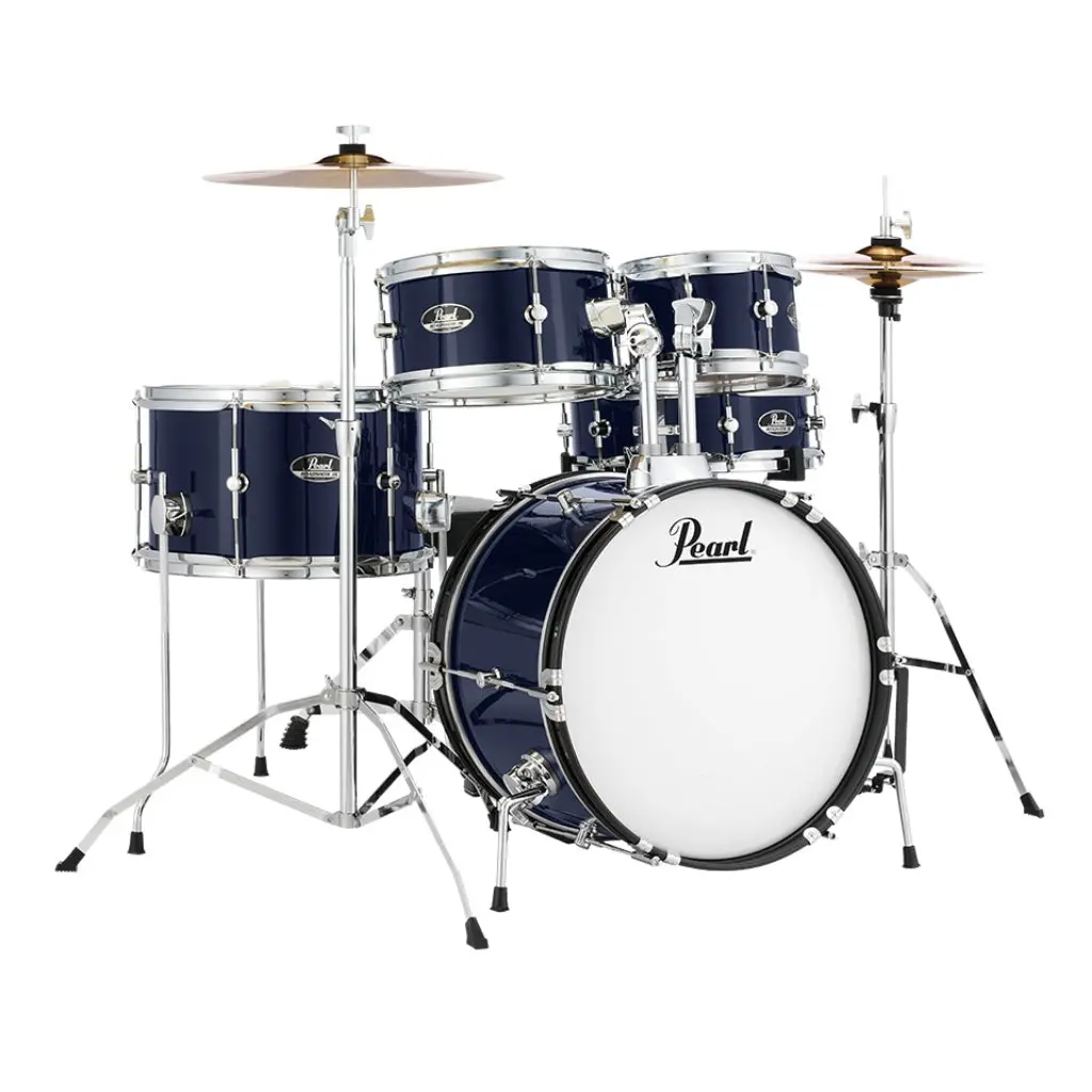 Pearl Roadshow Junior 5Pc Drum Kit With Hardware - Royal Blue Metallic 2