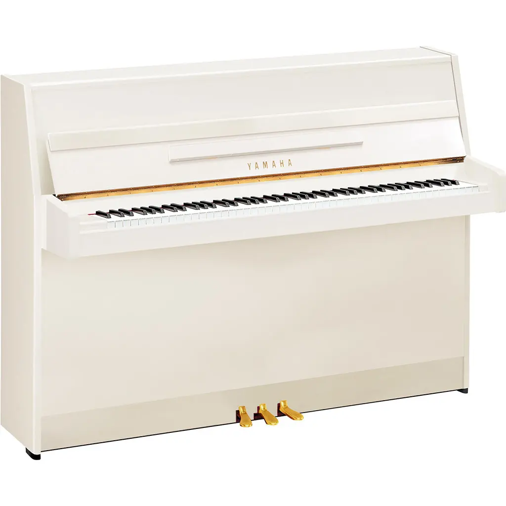 Yamaha Ju109pwh Upright Piano - Polished White 1