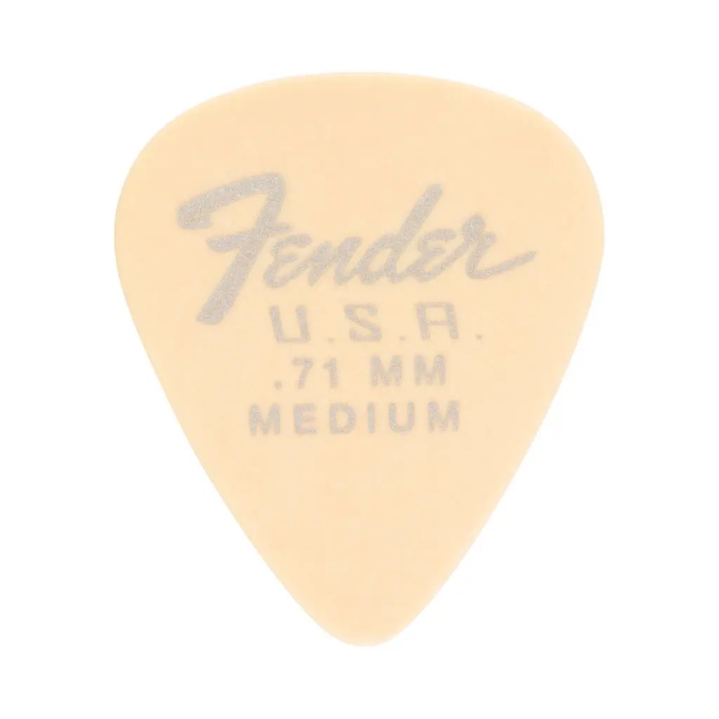 Fender Original Delrin Guitar Picks 12-Pack - .71Mm Olympic White 1