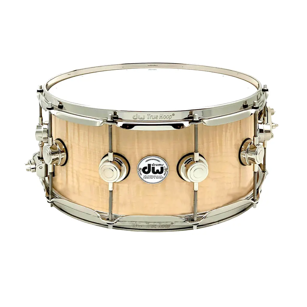 Dw Collectors Series 14"X6.5" Vlt Snare Drum - Natural Gloss Over Sycamore 1