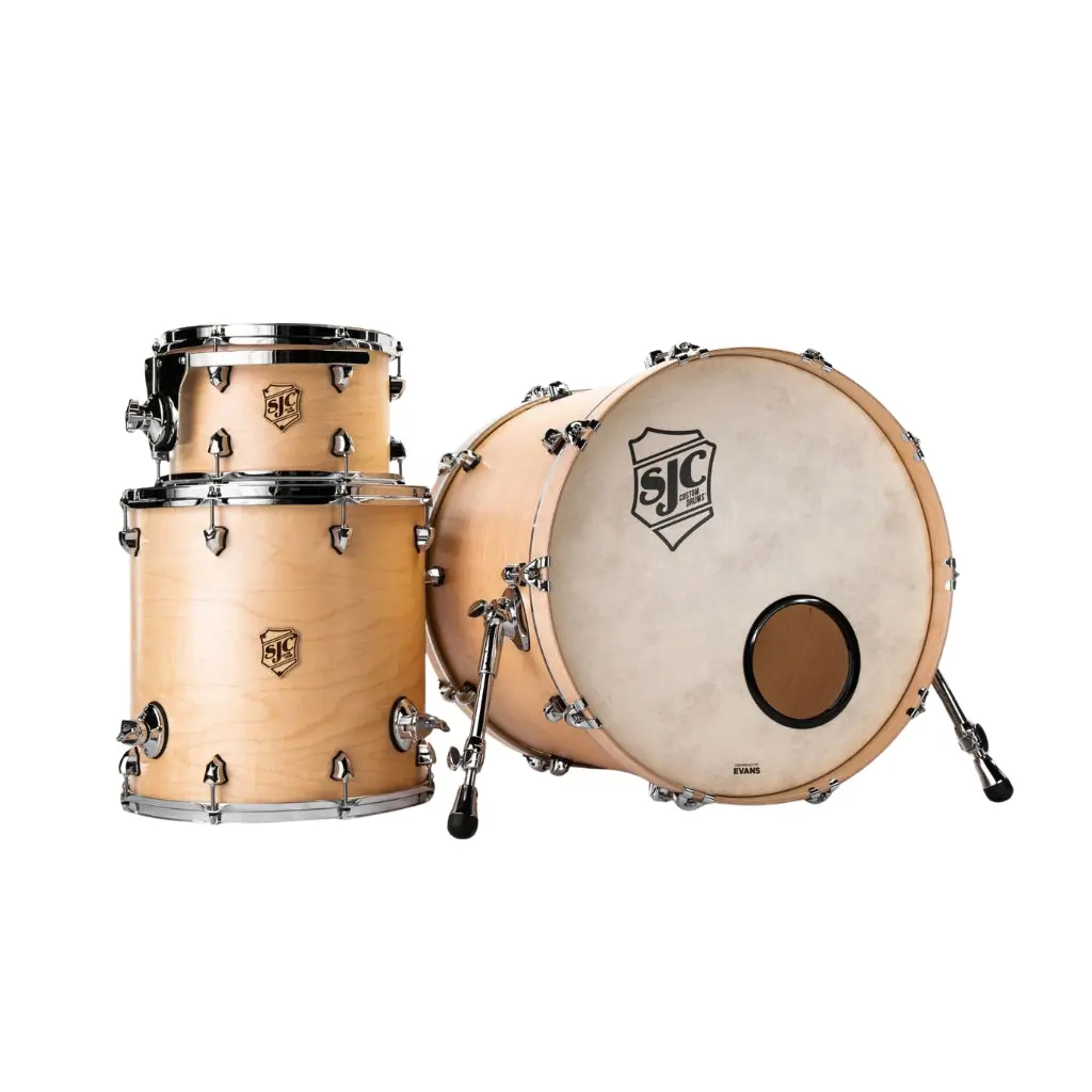 Sjc Custom Drums Tour Series 3-Piece Shell Pack - Natural 1