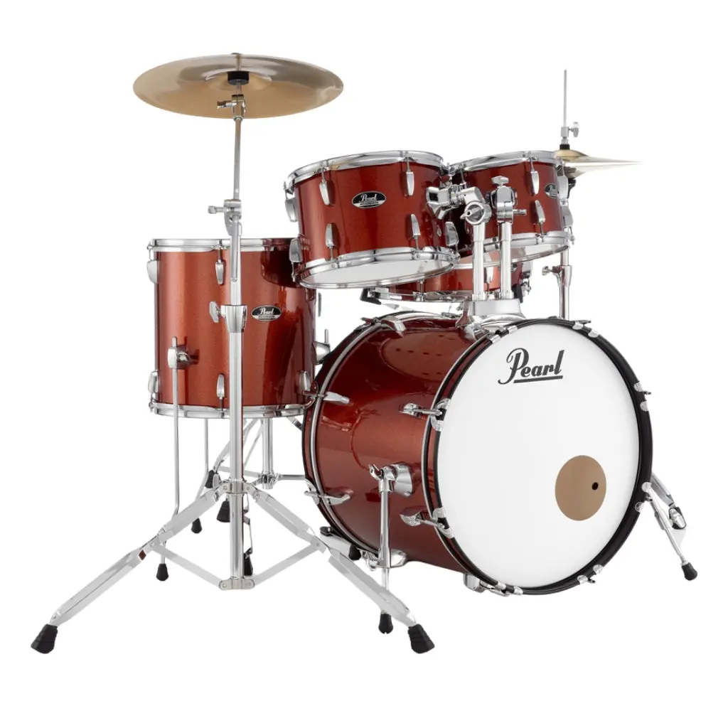 Pearl Roadshow 20" 5Pc Fusion Drum Kit With Hardware And Cymbals - Burnt Orange Sparkle 1