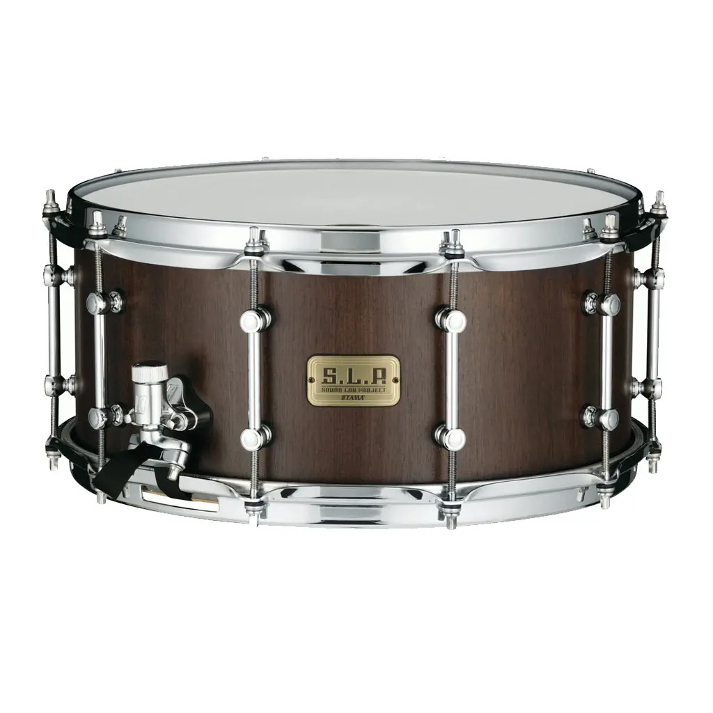 Tama Lgw1465 S.L.P. G-Walnut 14"X6.5" Snare Drum - Matte Black Walnut 1