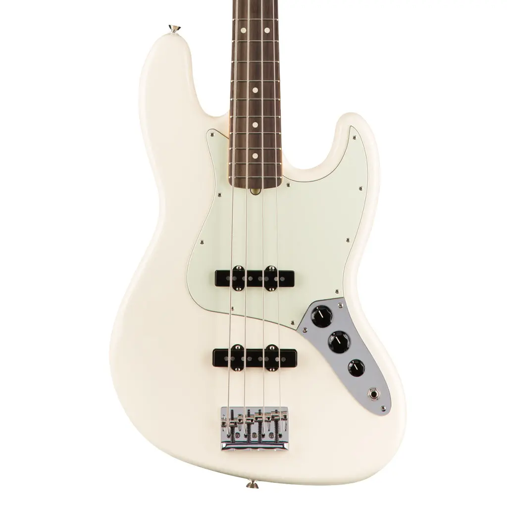 Fender American Professional Jazz Bass - Olympic White - Rosewood 1