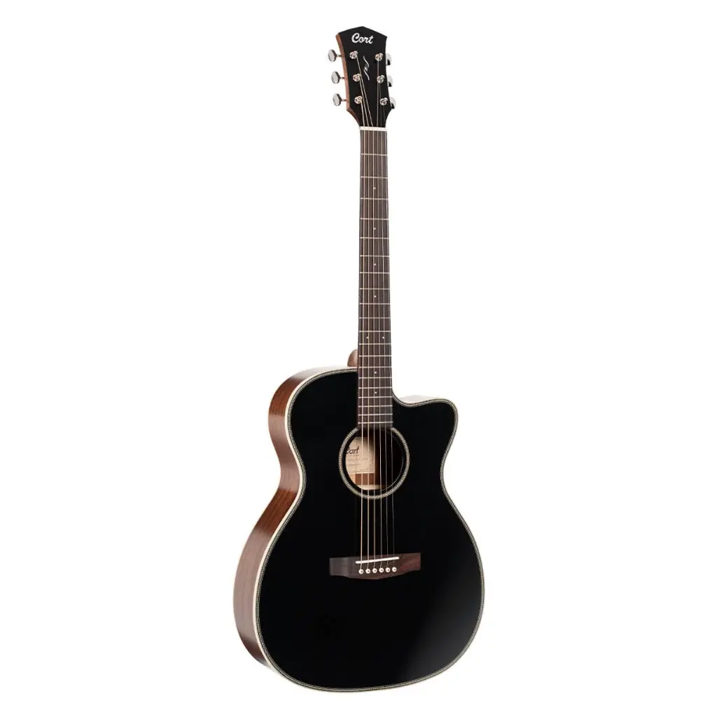 Cort Essence Oc4 Acoustic Guitar - Black Top Semi Gloss 2