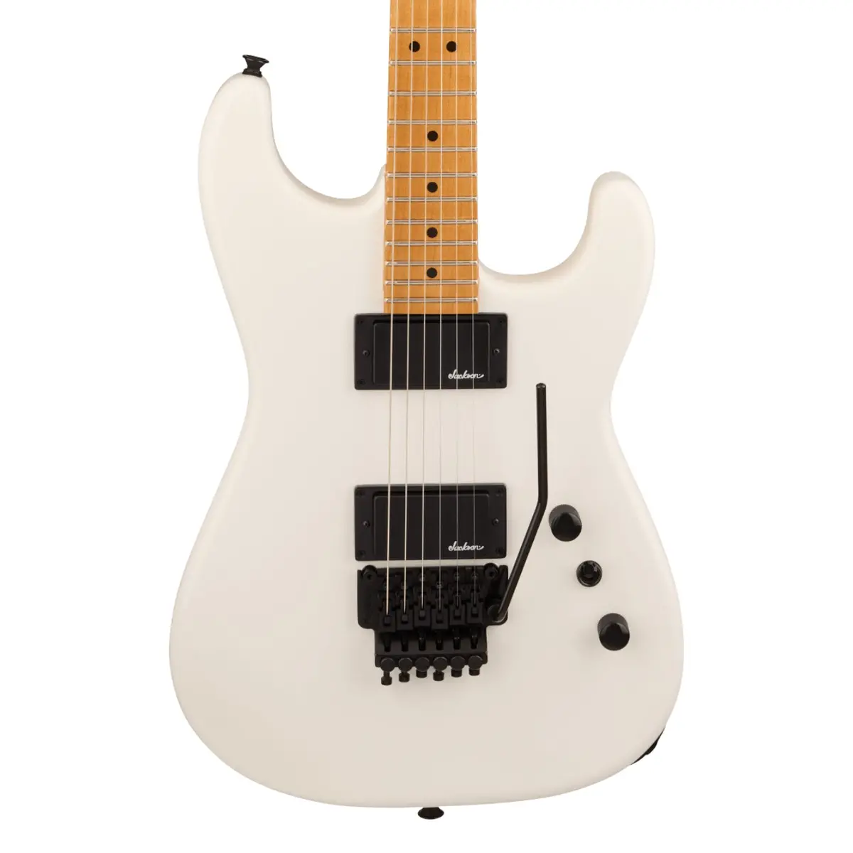 Jackon  Pro Origins 1985 San Dimas Sd1 Hh Fr Electric Guitar - Snow White, Maple Fingerboard 1