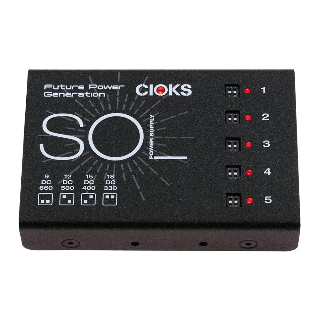 Cioks Sol 5 Isolated Outlet Compact Pedal Power Supply 1