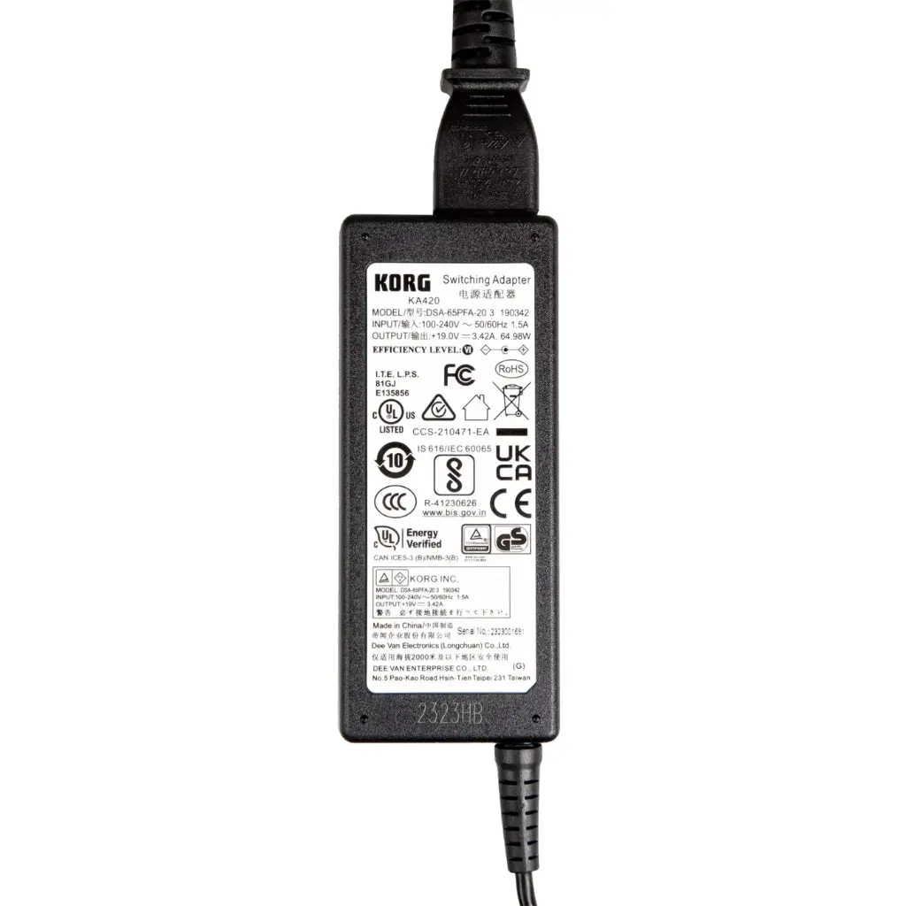 Korg Ka-420 19V 3420Ma Power Supply 2