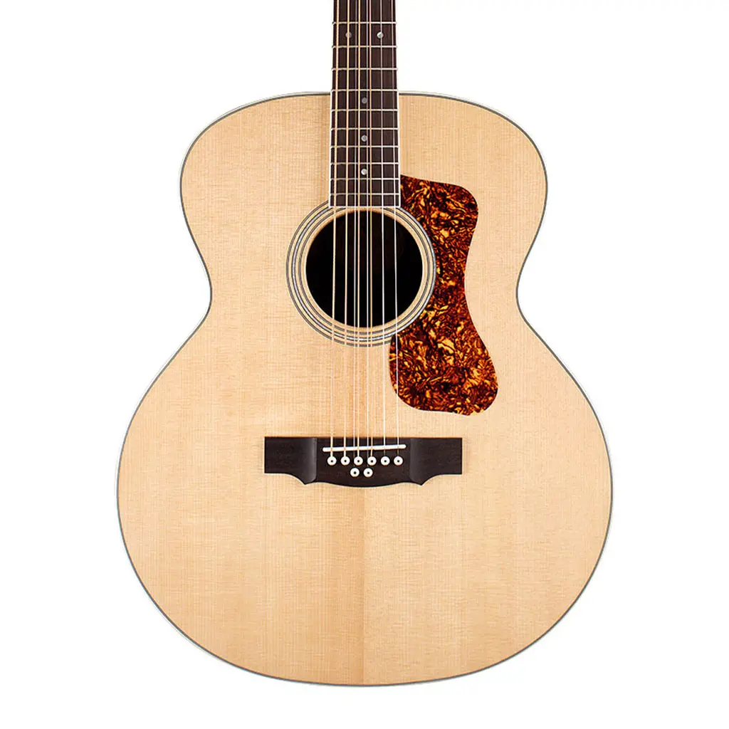 Guild Bt-258E 8-String Deluxe Baritone Natural Archback Natural W/Bag 1