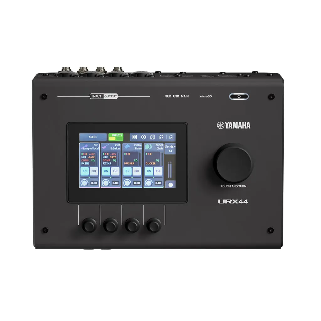 Yamaha Urx44 Compact Audio Interface 6-In/4-Out - Black 1
