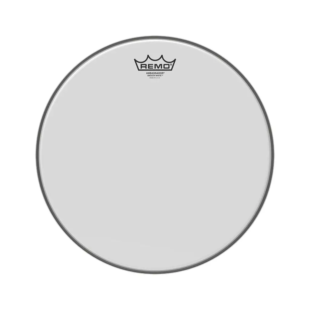 Remo 12" Ambassador Smooth White 1