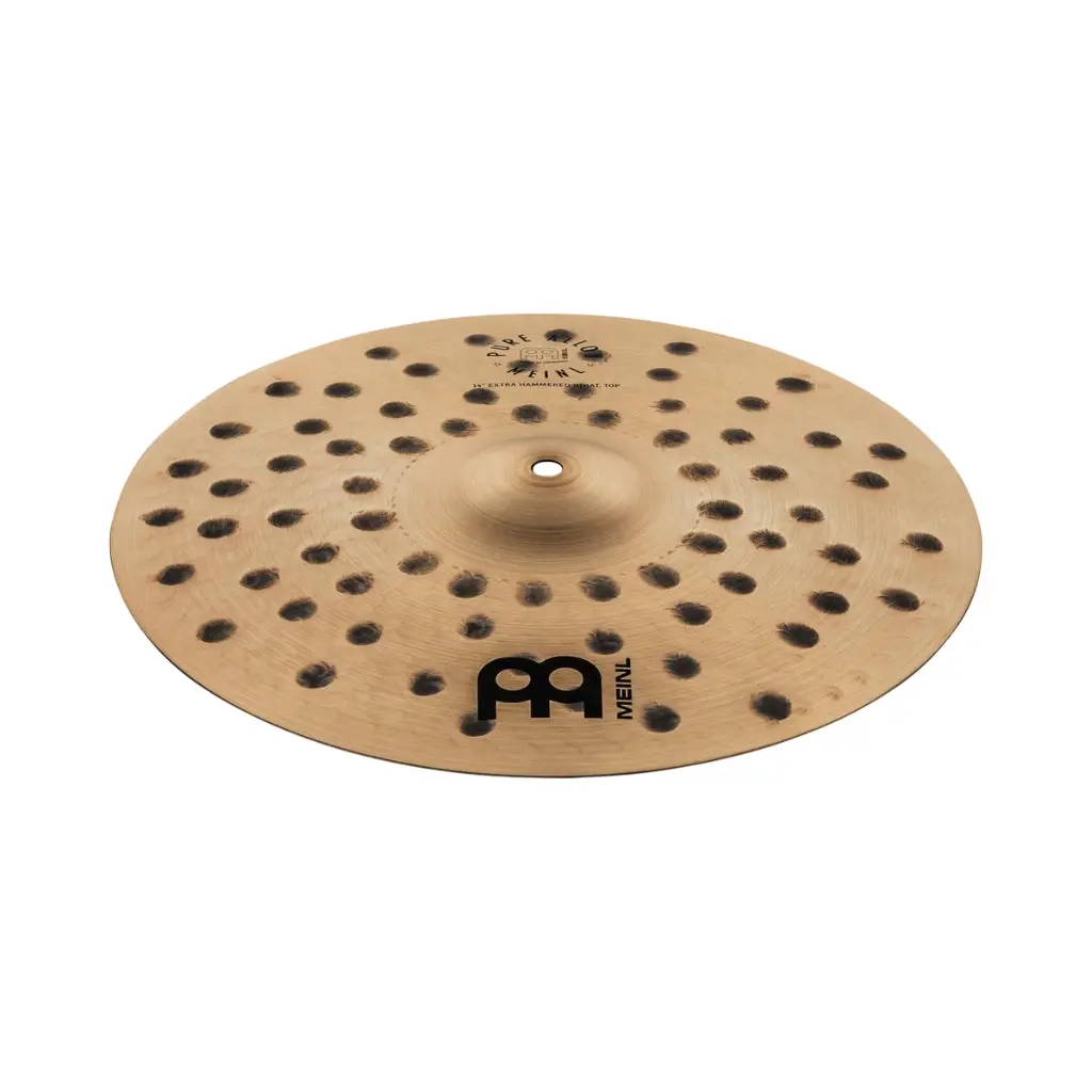 Meinl Cymbals Pure Alloy Hi-Hats - 14 Inches, Extra Hammered 2