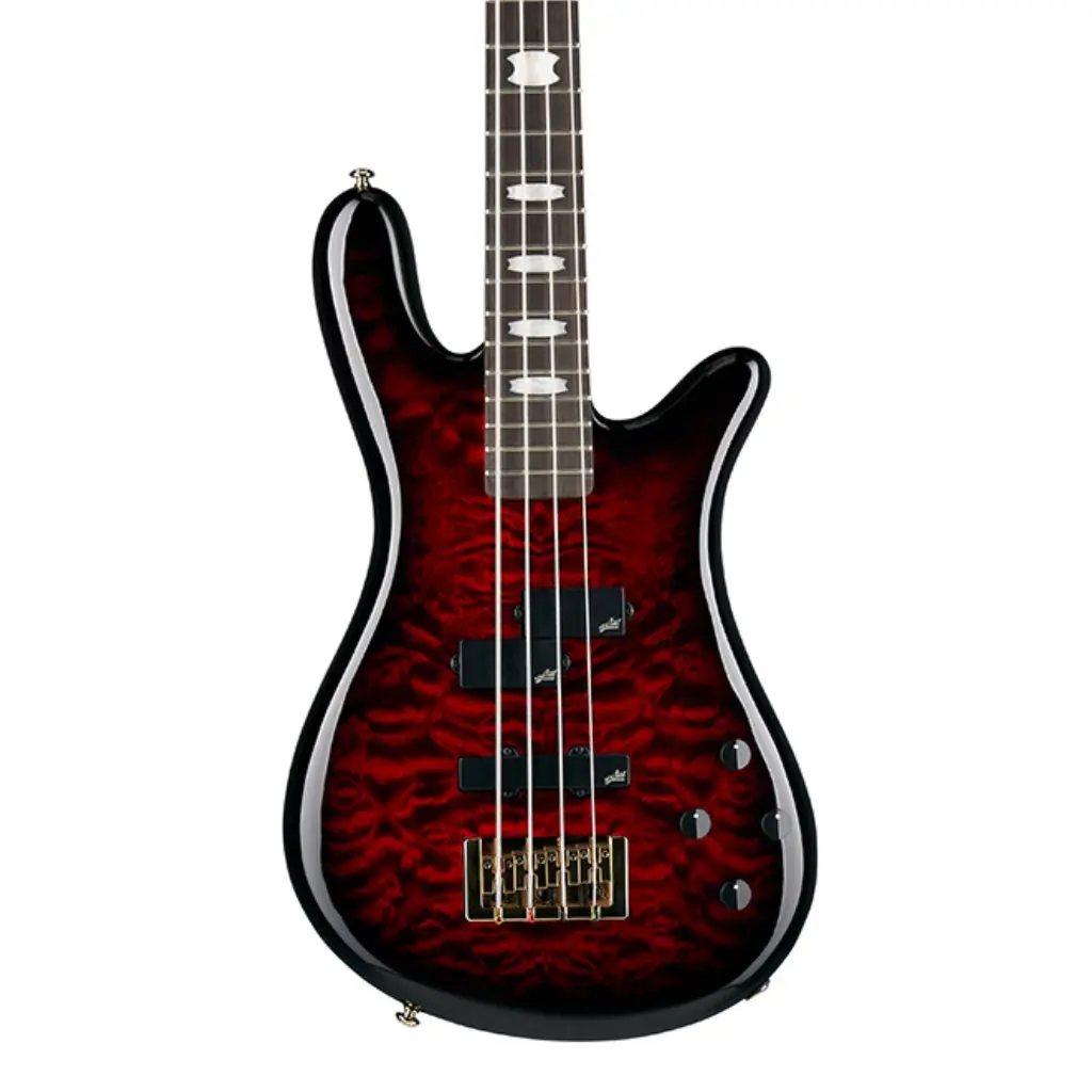 Spector Icon Ns-2 Electric Bass Guitar - Black Cherry Gloss 1