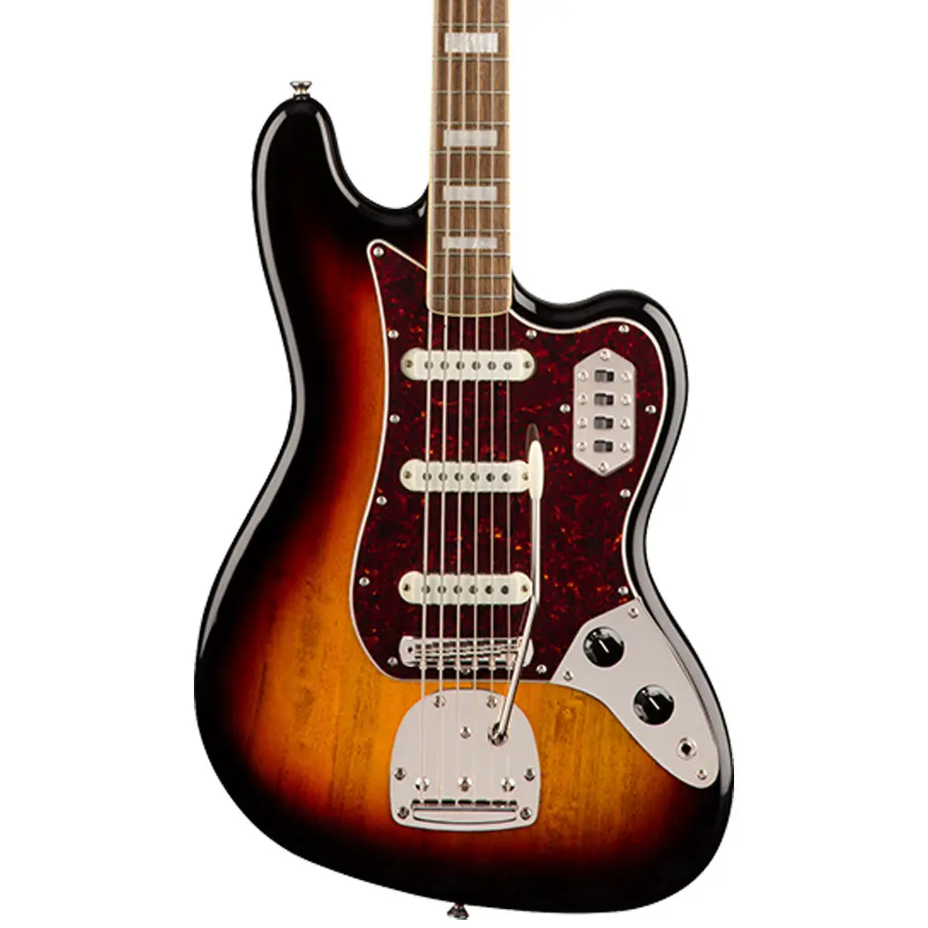 Squier Classic Vibe Bass Vi - 3 Tone Sunburst - Laurel Fretboard 1