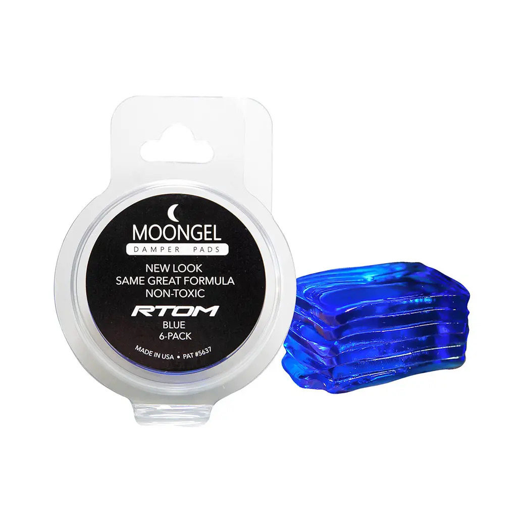 Moongel Drum Dampers Original (Blue) Pack Of 6 1