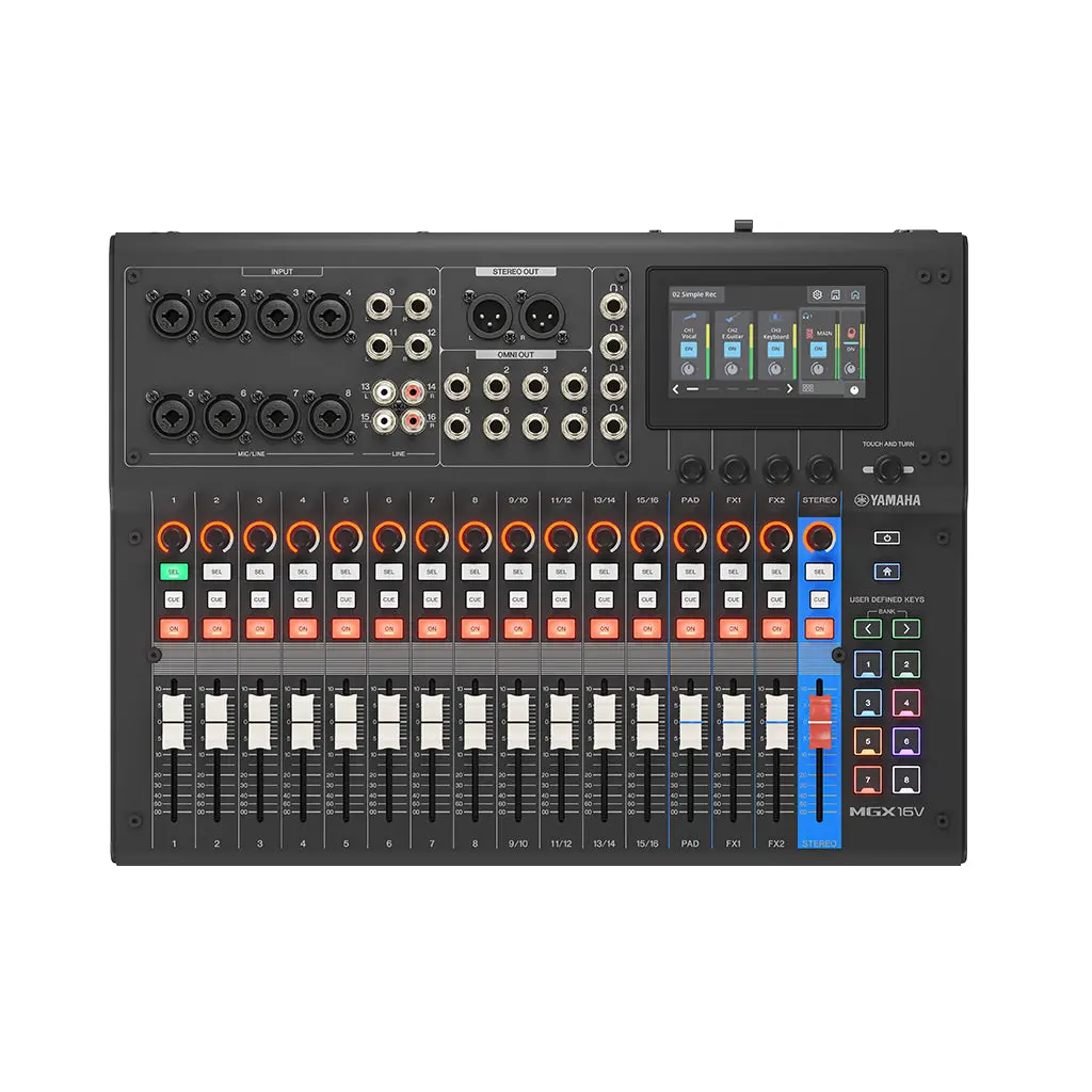 Yamaha Mgx16v Digital Mixer W/Video Interface - Black 1
