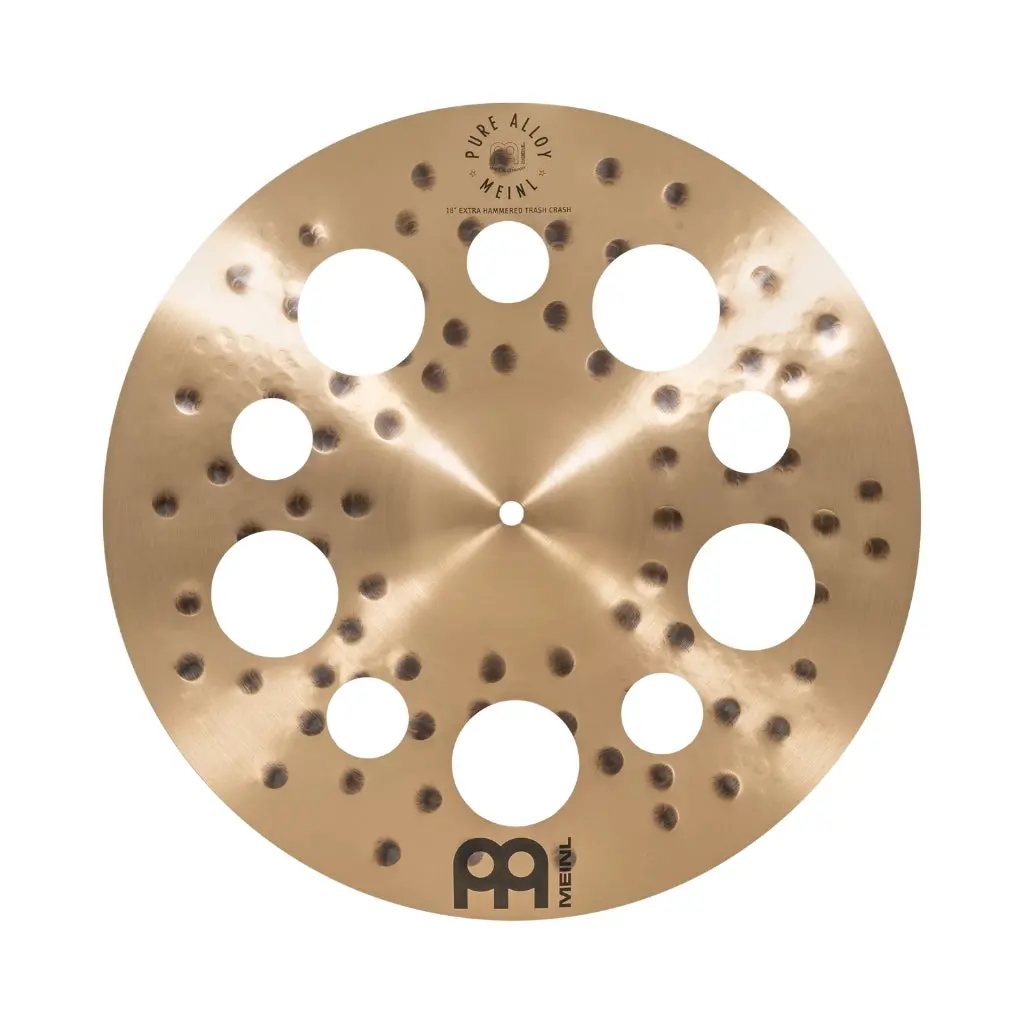 Meinl Cymbals Pure Alloy Extra Hammered Trash Crash Cymbal - 18 Inches 1