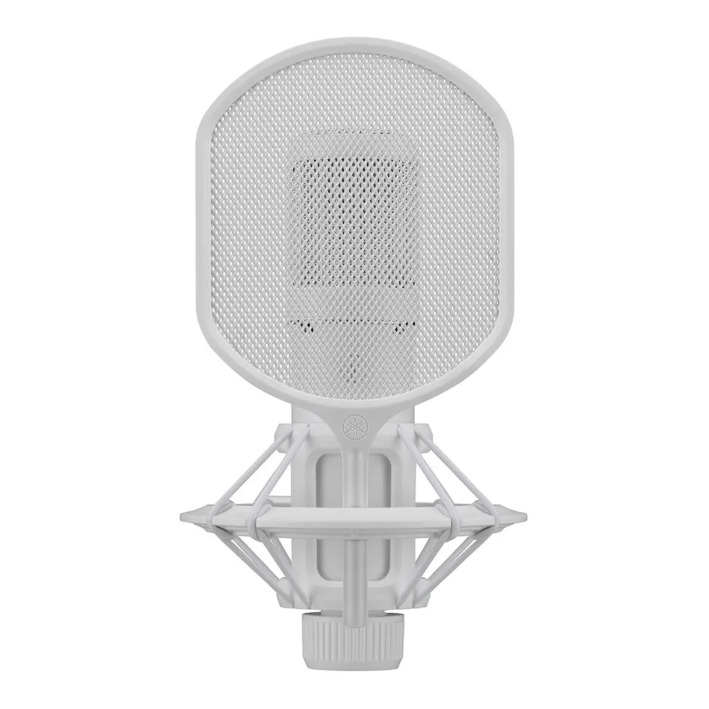 Yamaha Ycm705 Condenser Microphone W/Shock Mount & Pop Filter - White 1