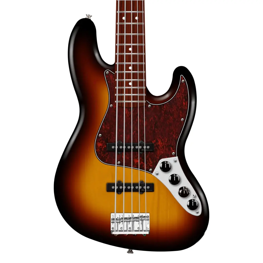Fender Player Ii Modified Active Jazz Bass V - 3 Tone Sunburst, Rosewood Fingerboard 1