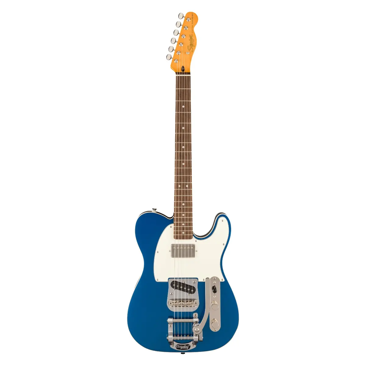 Squier Classic Vibe Custom Telecaster Sh With Bigsby Electric Guitar - Lake Placid Blue 2