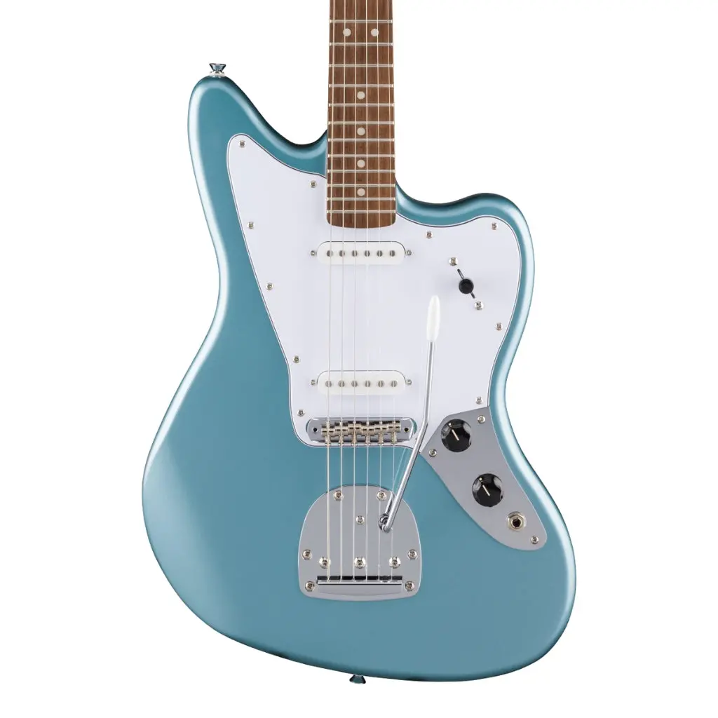 Squier Fsr Affinity Series Jaguar Electric Guitar - Ice Blue Metallic 1