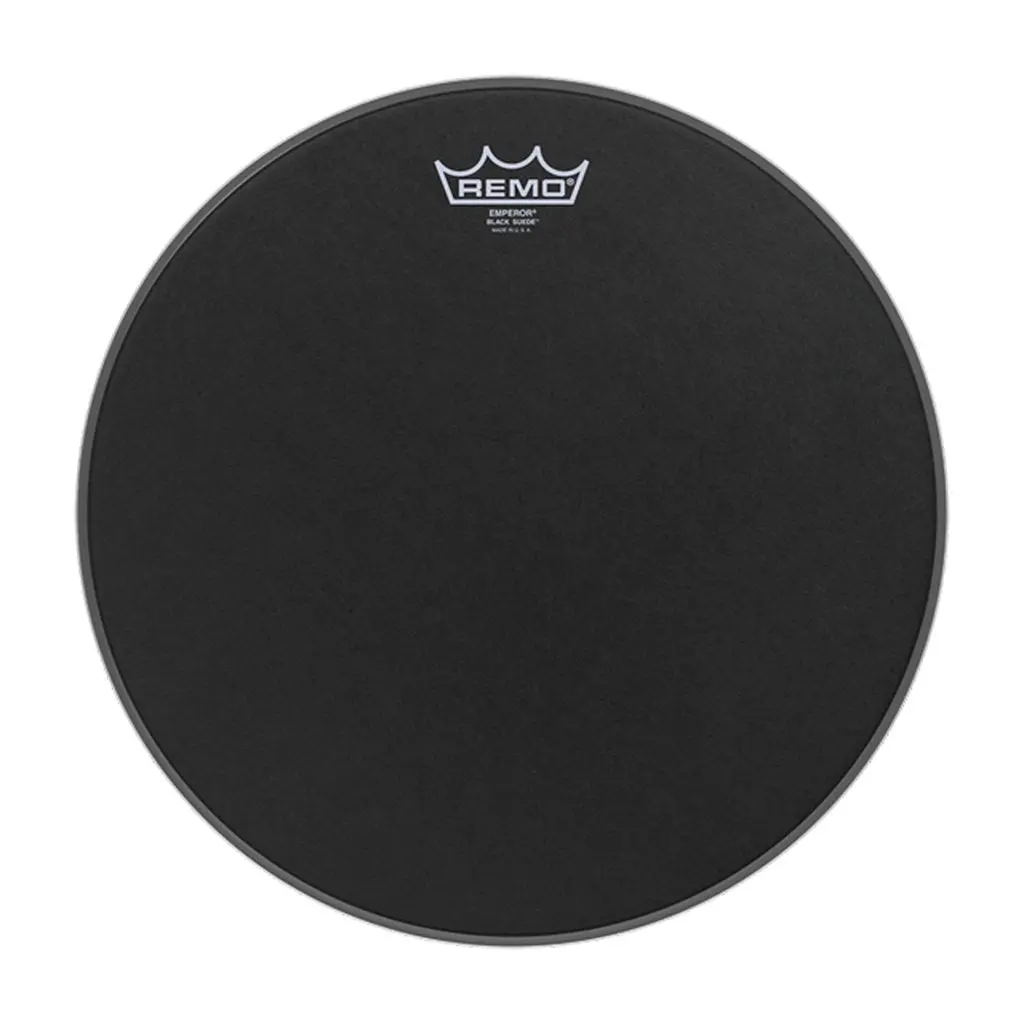Remo 12" Emperor Black Suede 1