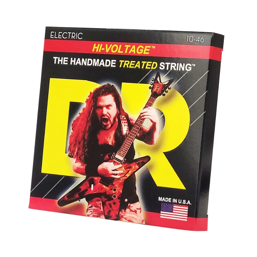 Dr Hi-Voltage Dimebag Darrell Signature Electric Guitar Strings - Medium 10-46 1