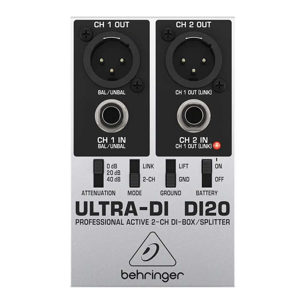 02 Channel Di Box Splitter Ultra Di Di20 1