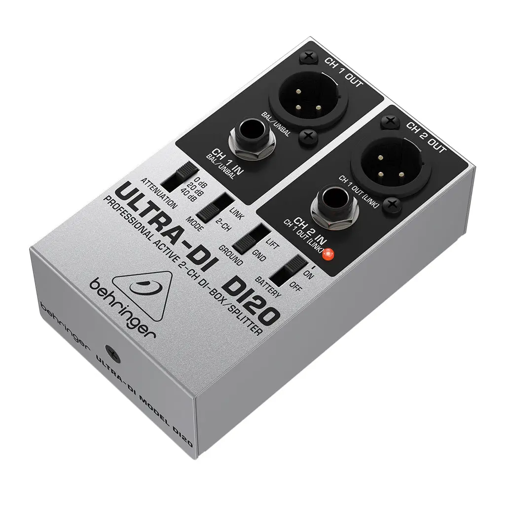 02 Channel Di Box Splitter Ultra Di Di20 2