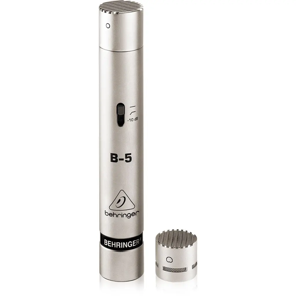 Behringer B5 Gold-Sputtered Diaphragm Studio Condenser Microphone With 2 Interchangeable Capsules 1