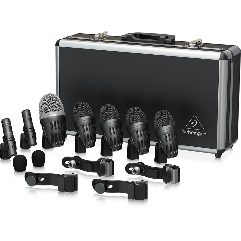 Behringer Bc1500 Premium 7-Piece Drum Microphone Set For Studio And Live Applications 1