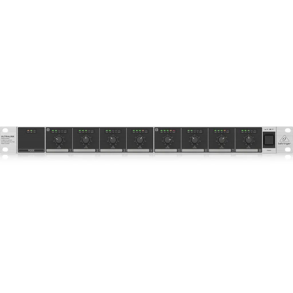 Behringer Ds2800 2 In 8 Out Distribution Splitter 1