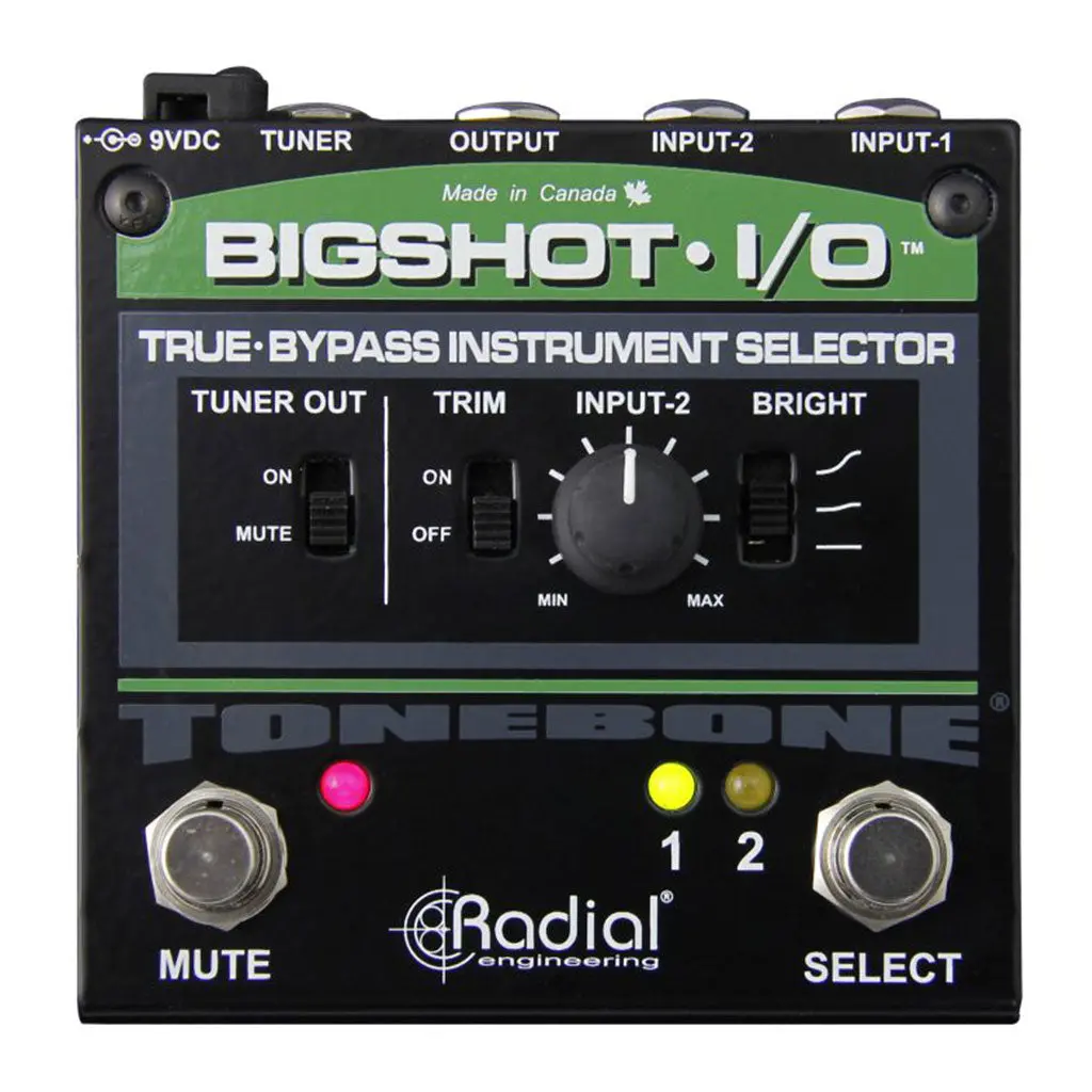 Radial Bigshot I/O - True Bypass Instrument Selector 1
