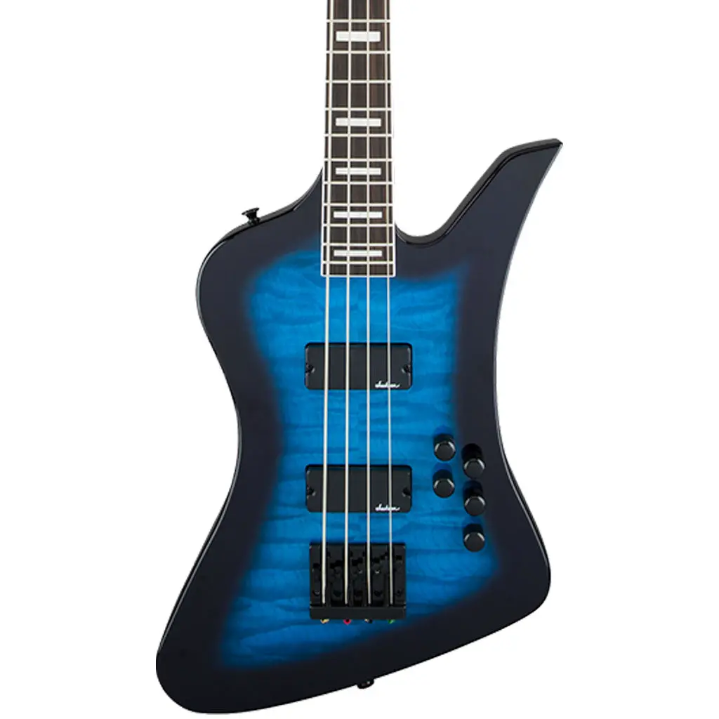 Jackson Js Series Js3q Kelly Bird - Transparent Blue Burst | Bass Guitars | 2919093585 1