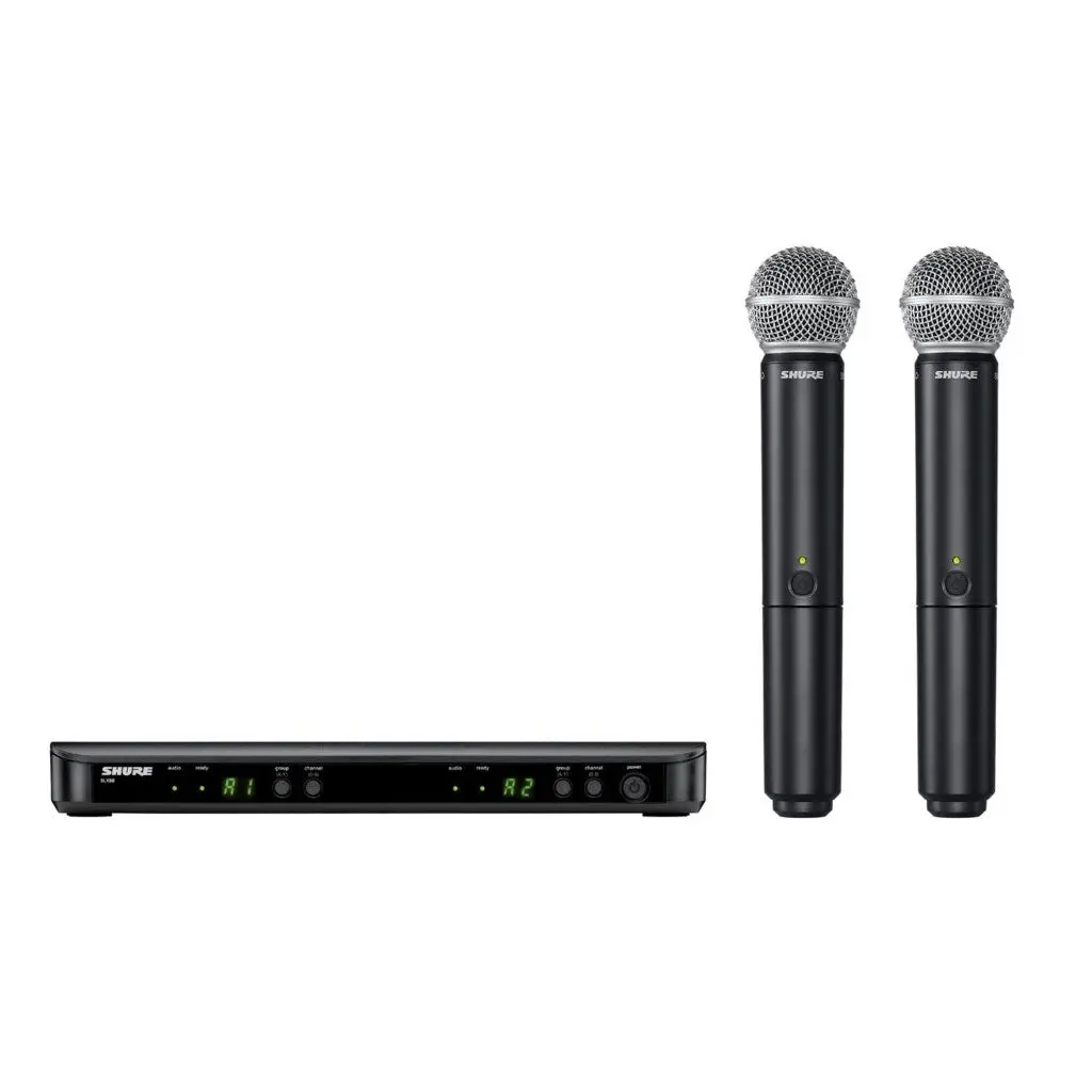 Shure Blx288/Sm58 Wireless Dual Handheld System 1