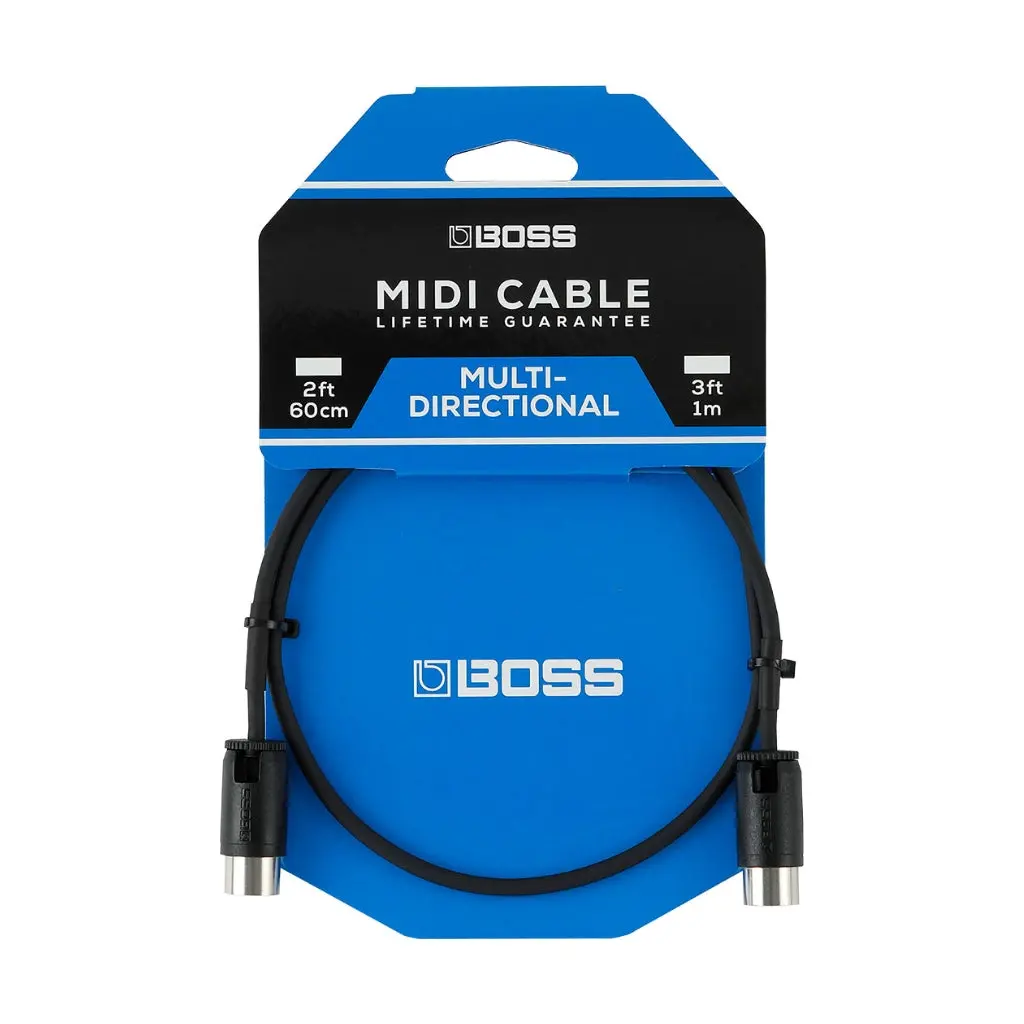 Boss Bmidi-Pb2 Multi-Directional Pedalboard Midi Cable 2Ft 1