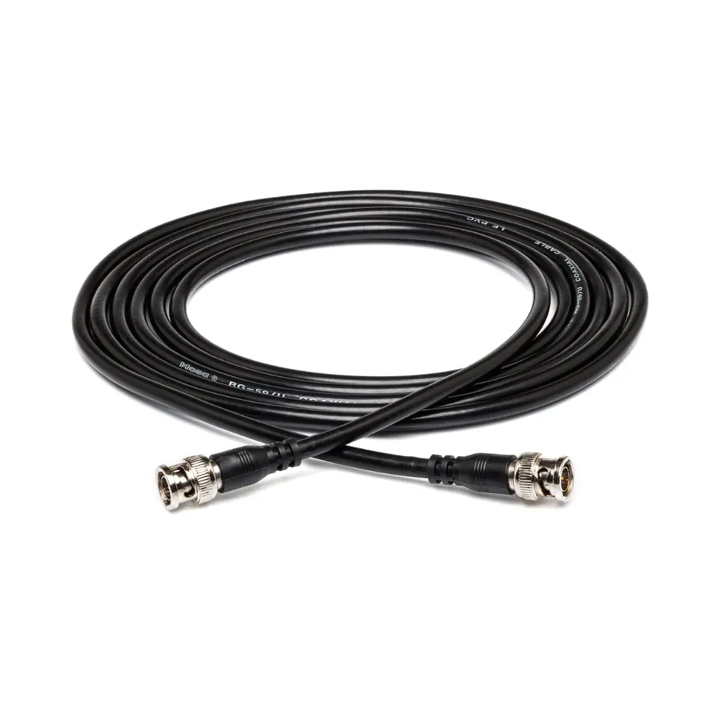 Hosa Technology Bnc To Bnc 50-Ohm Coax Cable 1Ft 1