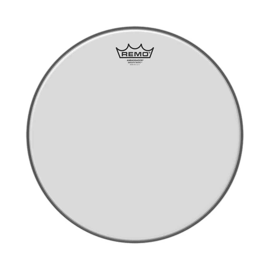 Remo 20" Ambassador Smooth White Bass 1