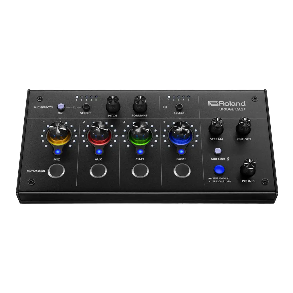 Roland Dual-Bus Gaming Mixer Black 1