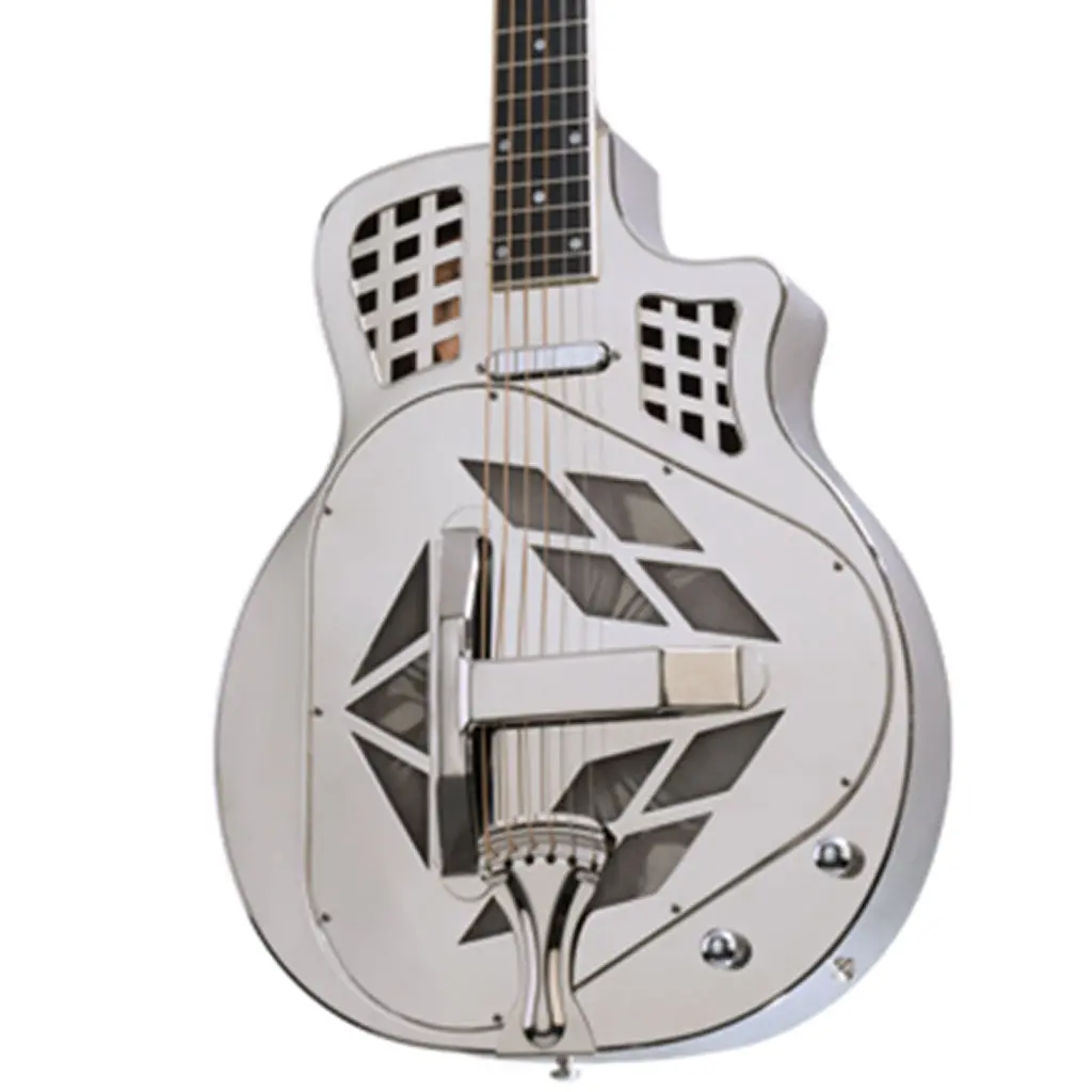 Bourbon Street - Bell Brass Cutaway Body With Polished Nickel Finish 1