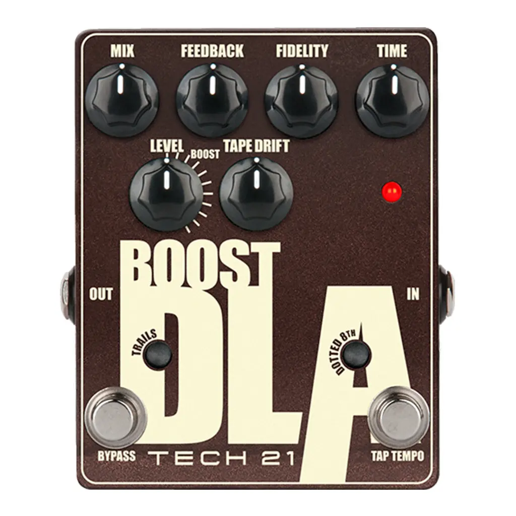 Tech 21 Boost Dla Metallic Delay Pedal 1