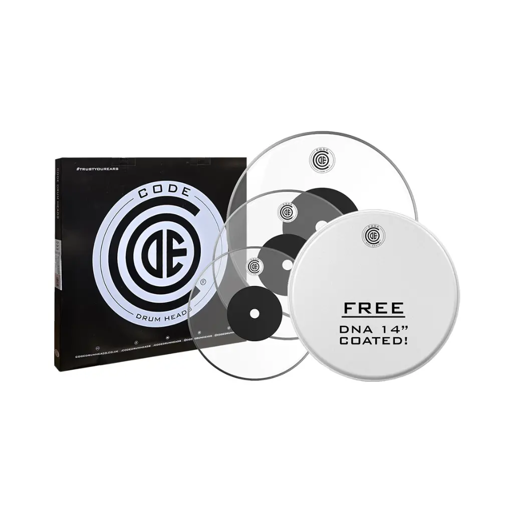 Code Law Clear Tom Head Fusion+ Pack - 10/12/16 Inch 1