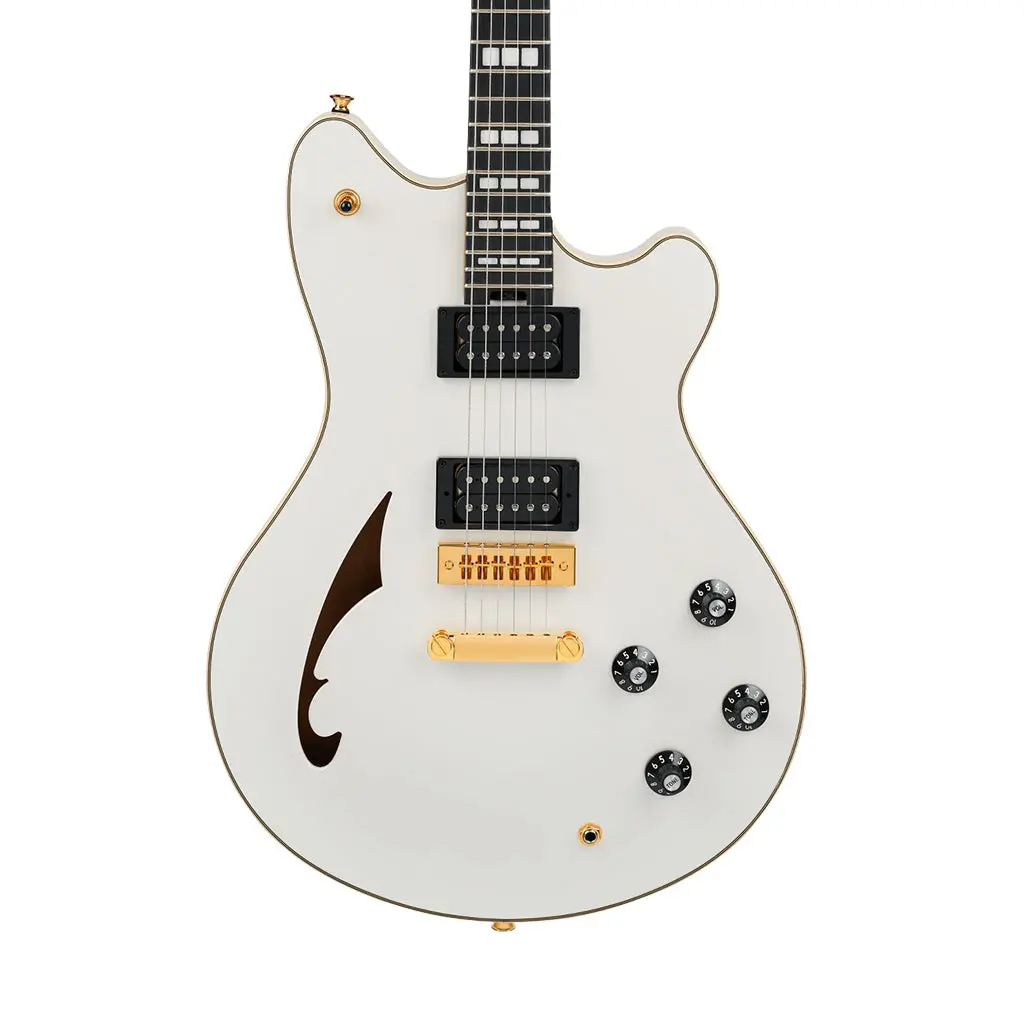 Evh Sa-126 Special Semi-Hollow Electric Guitar - Platinum Pearl Metallic 1