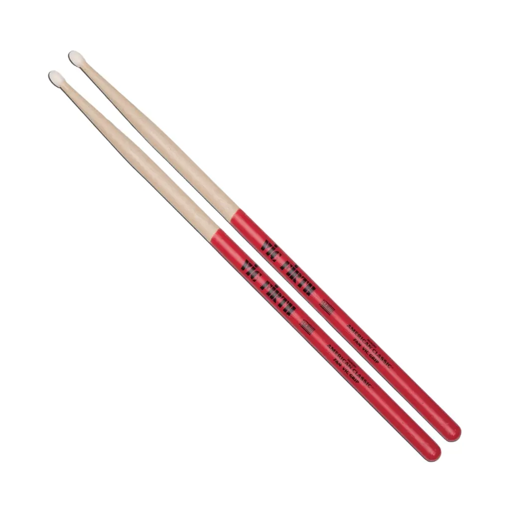 Vic Firth American Classic Drumsticks With Vic Grip - 7A - Nylon Tip 2