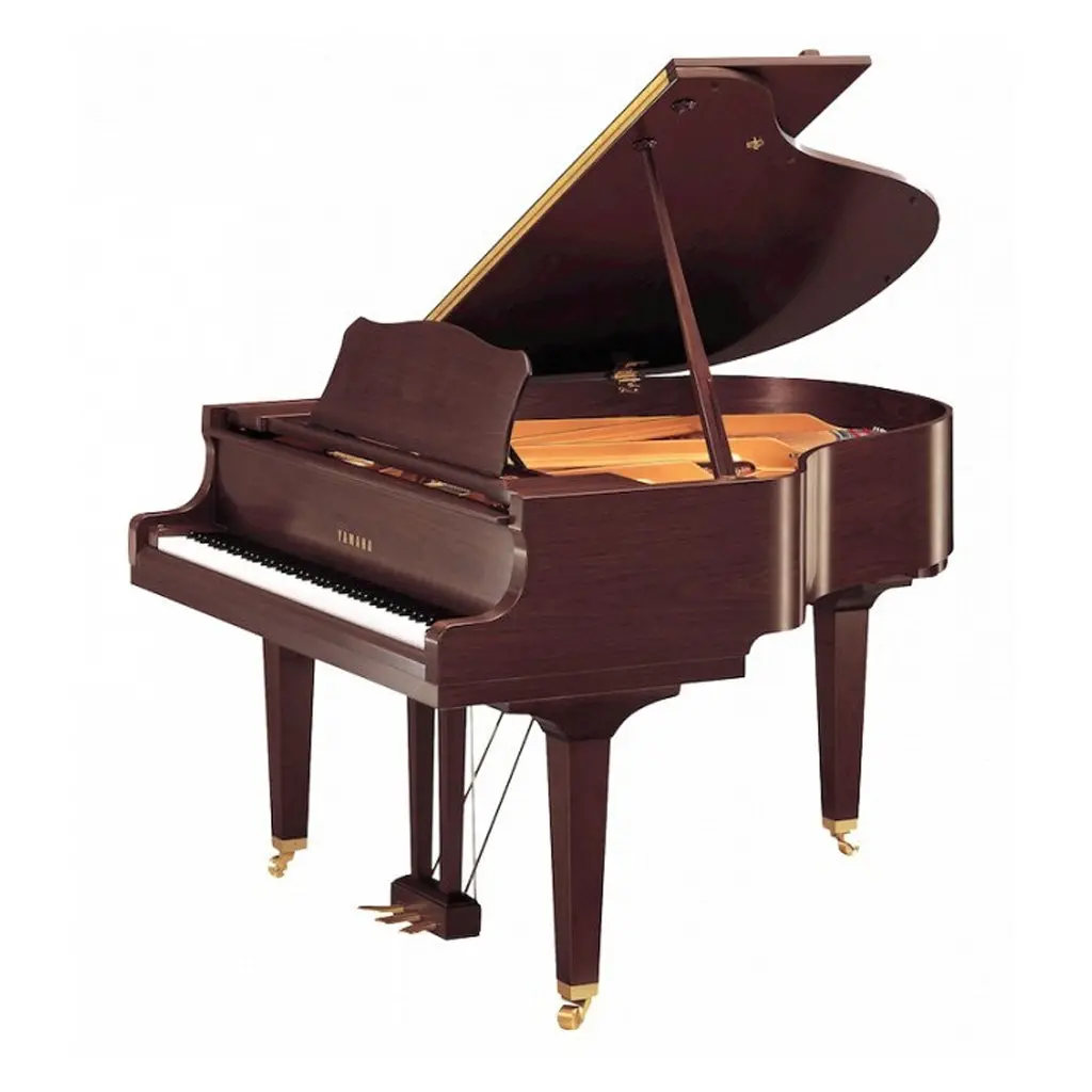 Yamaha 161Cm Professional Baby Grand Piano. Polished Mahogany. 1