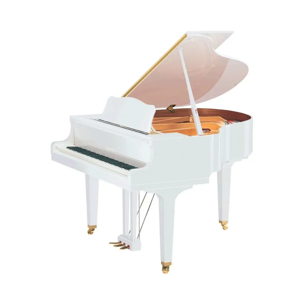 Yamaha C1xpwh 161Cm Professional Baby Grand Piano In Polished White 1