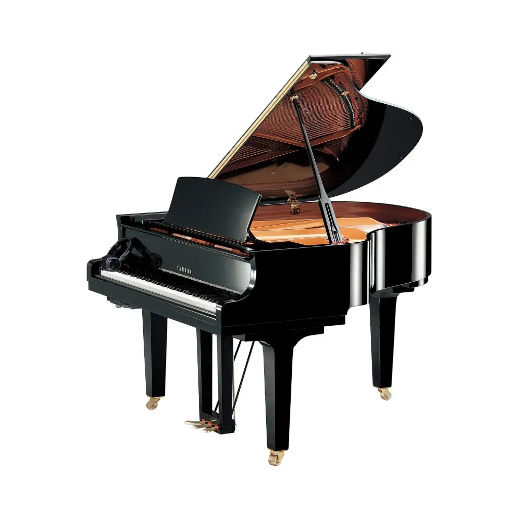 Yamaha C1xsh3pe 161Cm Professional Baby Grand Piano With Sh3 Silent System In Polished Ebony 1