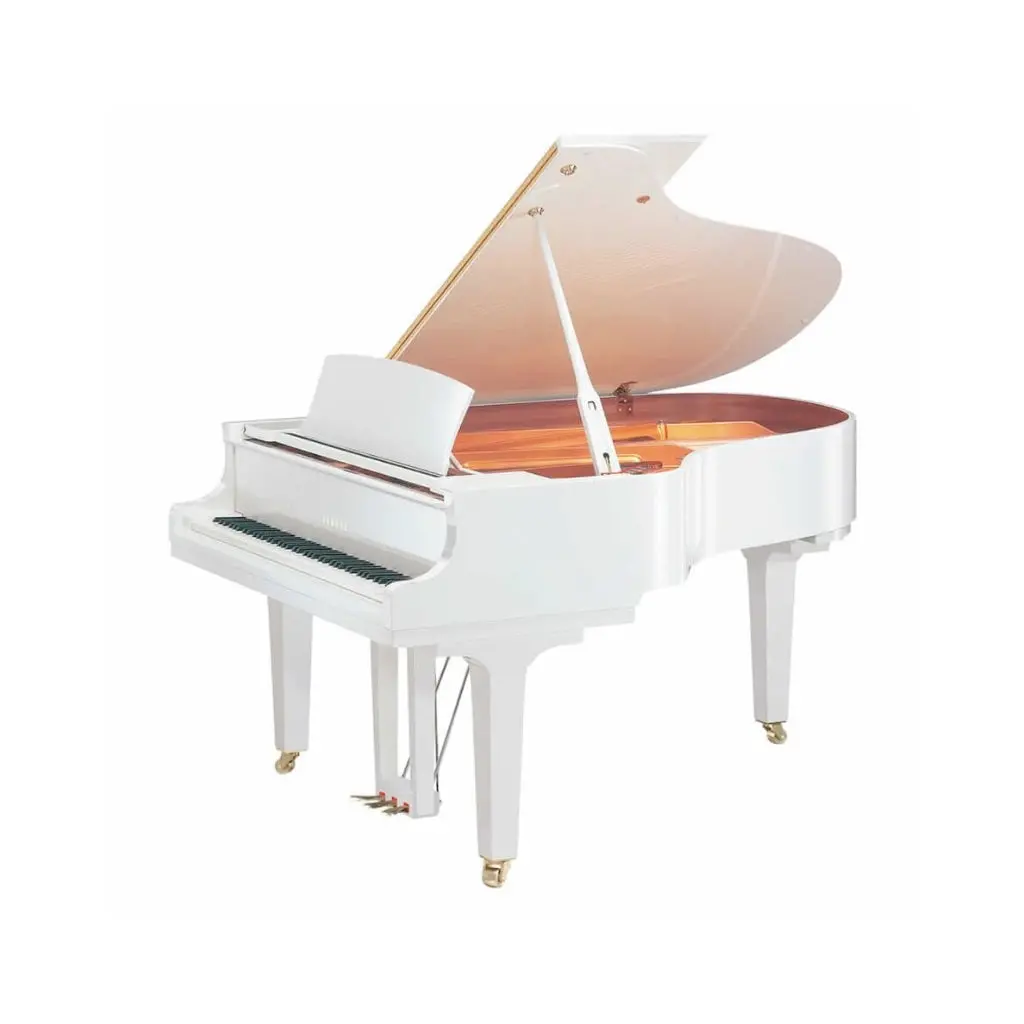 Yamaha C2xpwh 173Cm Professional Grand Piano In Polished White 1