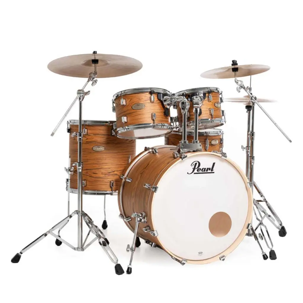 Pearl Decade Maple Artisan 5Pc 22" Fusion Plus Drum Kit - Satin Caramel Veil 1