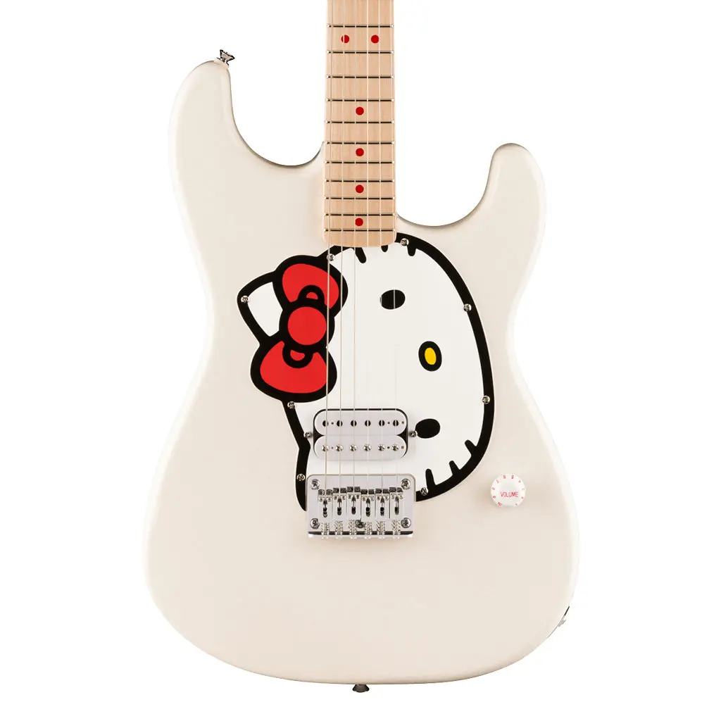 Squier Limited Edition Hello Kitty Stratocaster - White 1